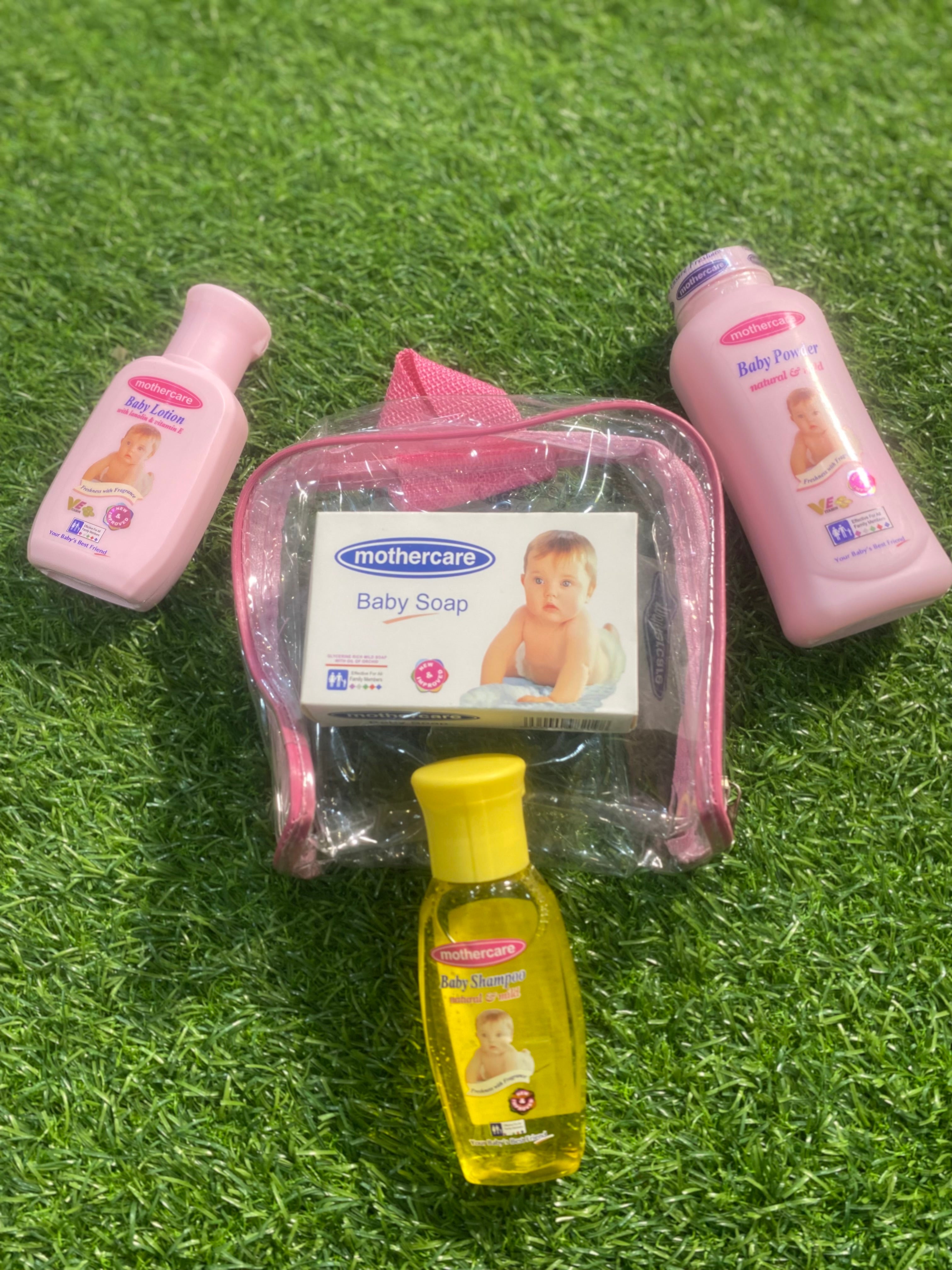 Mothercare Baby Care Essentials Kit – Baby Oil, Baby Soap, and Lotion Set for Gentle Skin Care