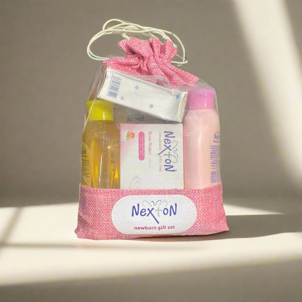 Nexton poucher setNexton Baby Poucher Set – Complete Baby Care Kit for Everyday Needs