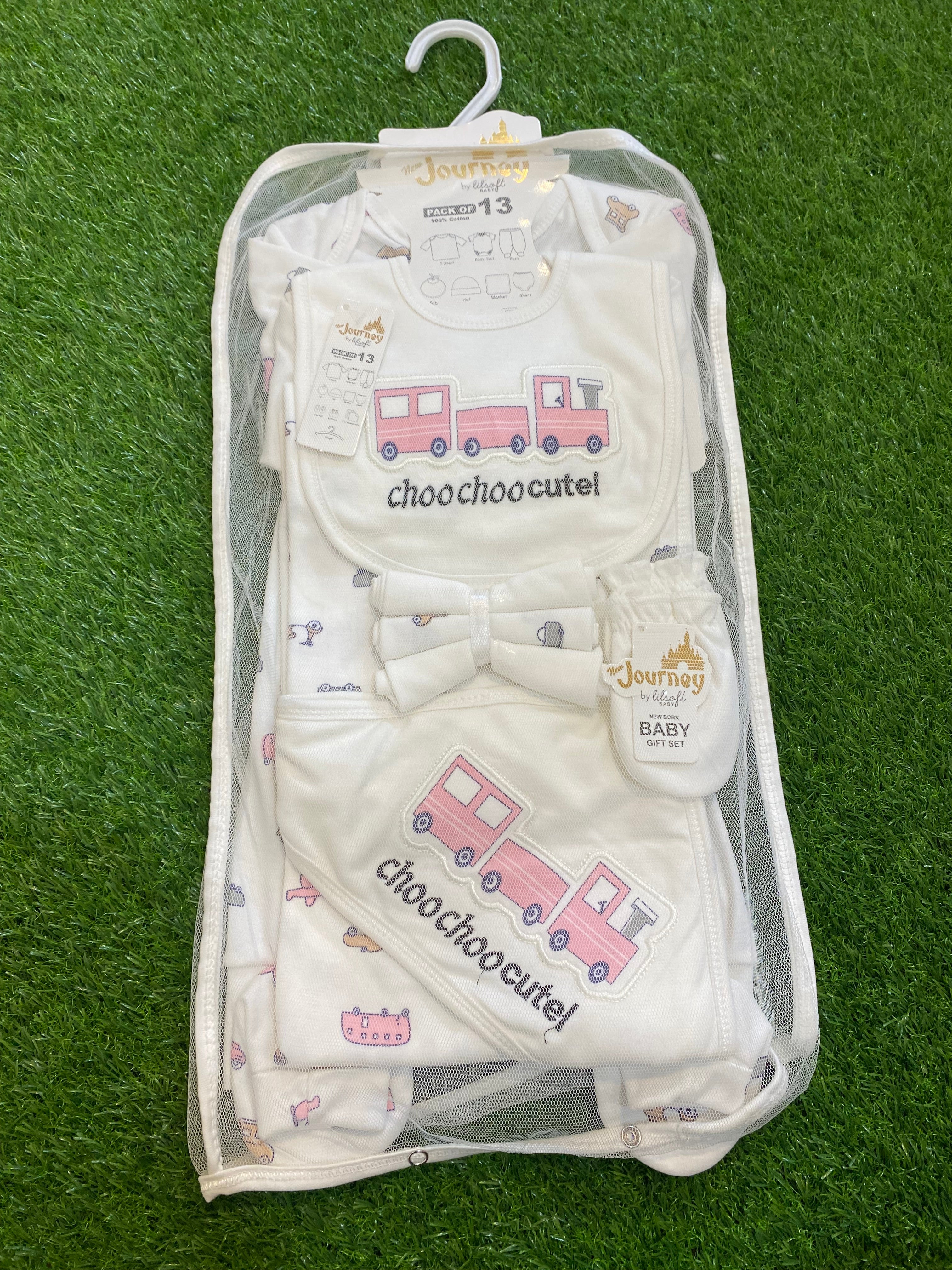 New Journey Starter Set – 13 Pcs Newborn Clothing & Accessories. 🍼✨