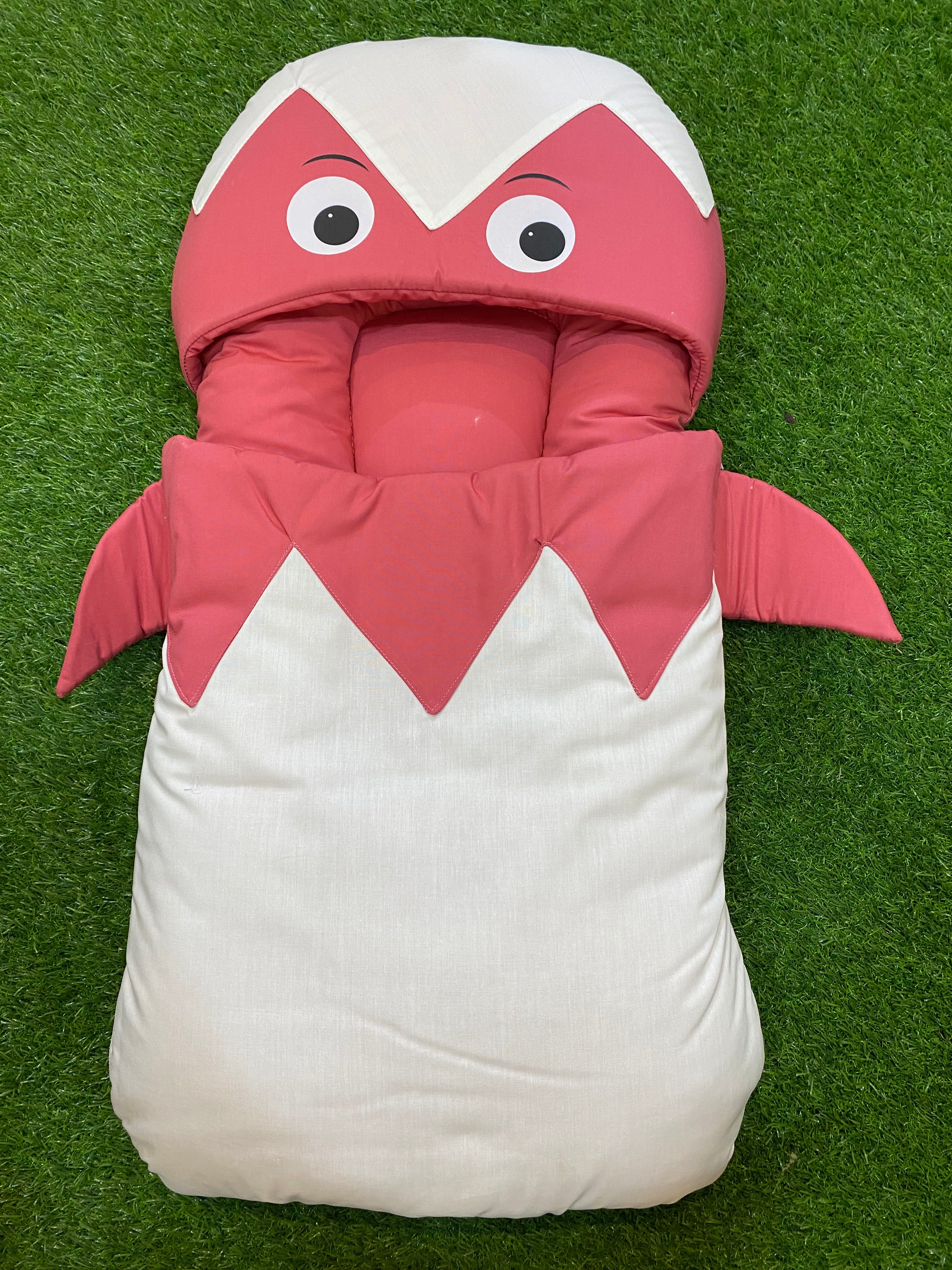 Newborn Single Baby carrying Bag – New Shark designed with cute eyes Carry Nest