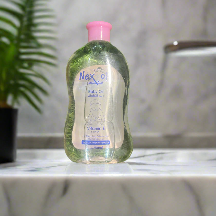 Nexton Baby Oil – Vitamin E for Nourishing Delicate Skin & Ideal Baby Massage