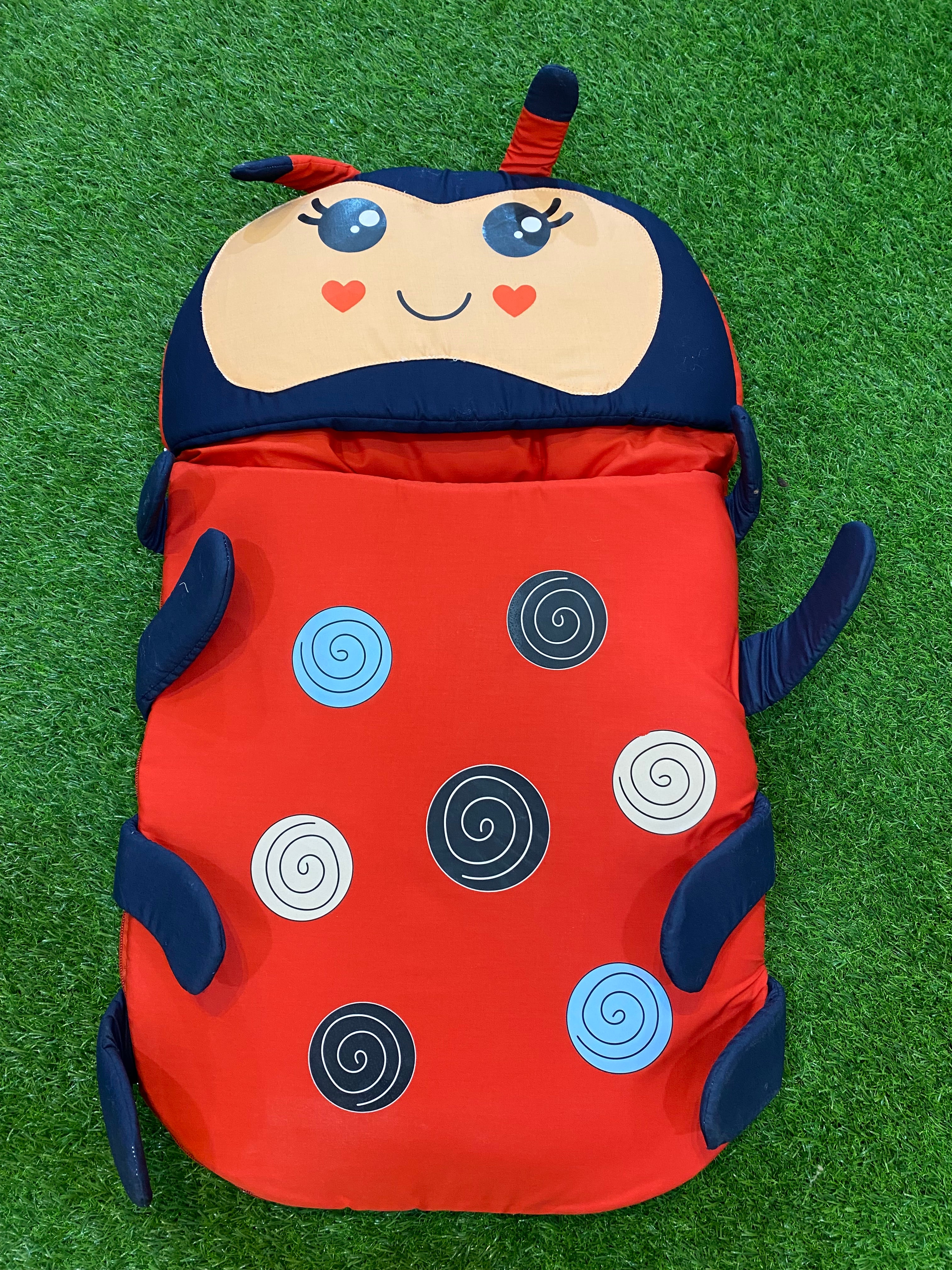 Premium design Newborn Single Baby Carrying Bag – Soft & Cozy Ladybug Design Carry Nest