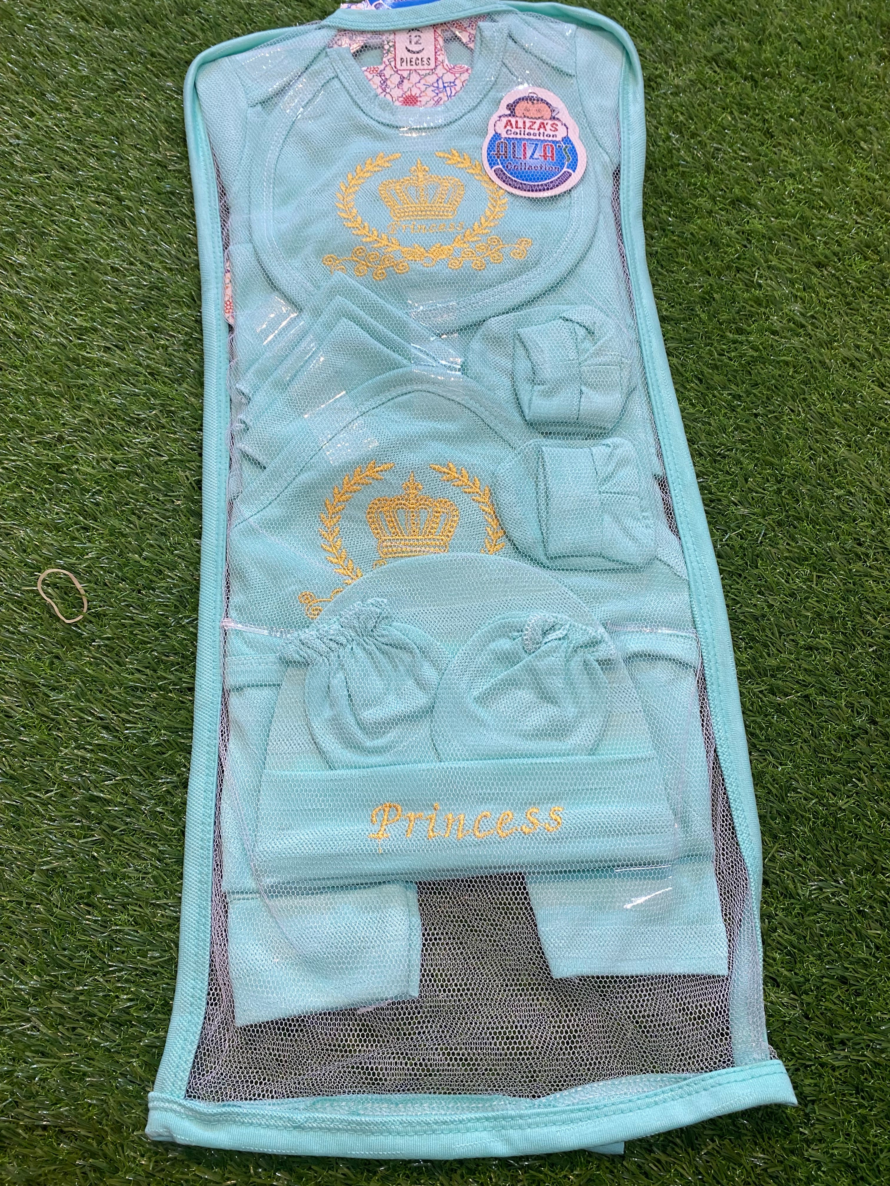 👑 Princess 12 Pcs Newborn Set – Aliza’s Collection