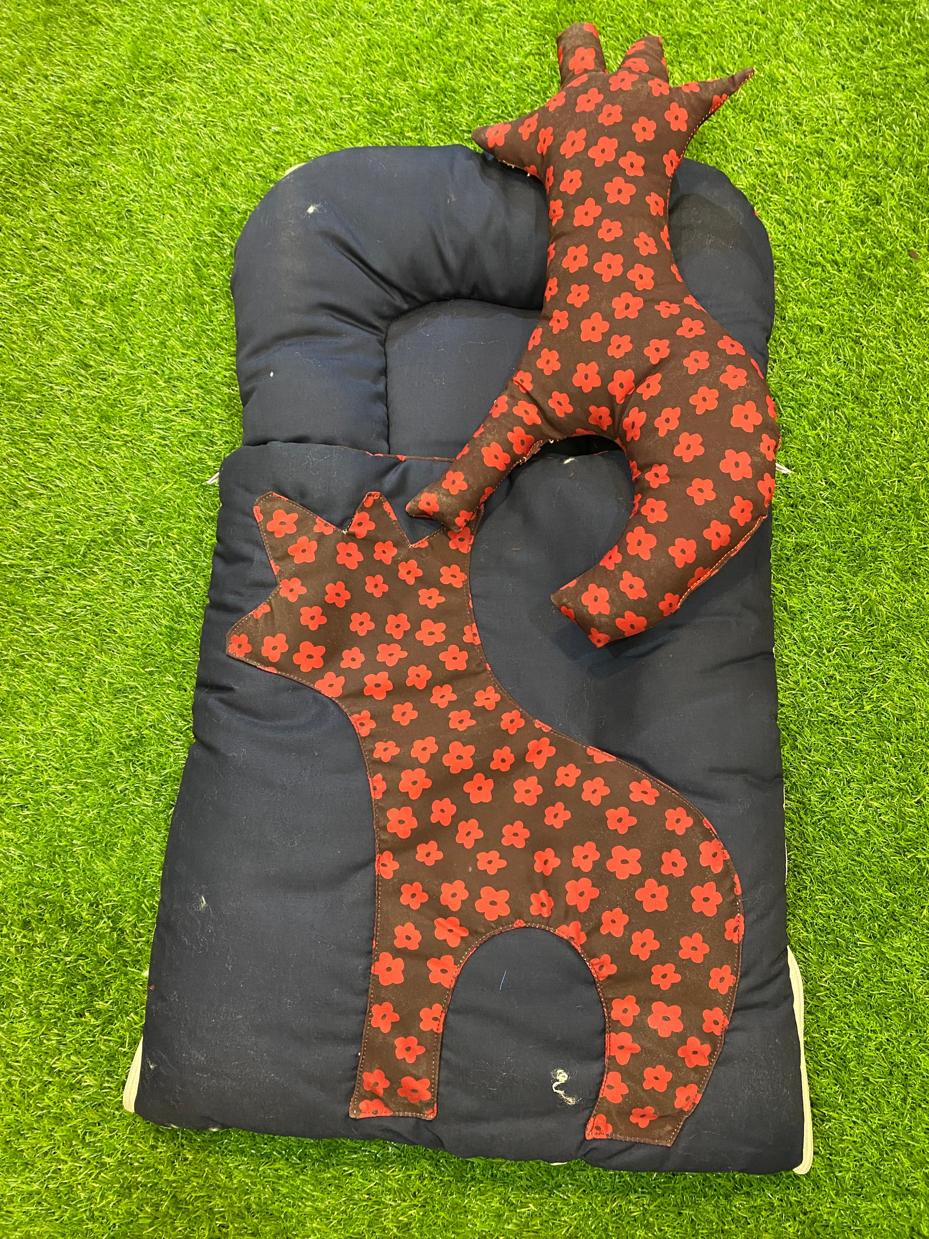 Newborn Baby Carry Nest with Giraffe Design – Soft & Comfortable Sleeping Bag