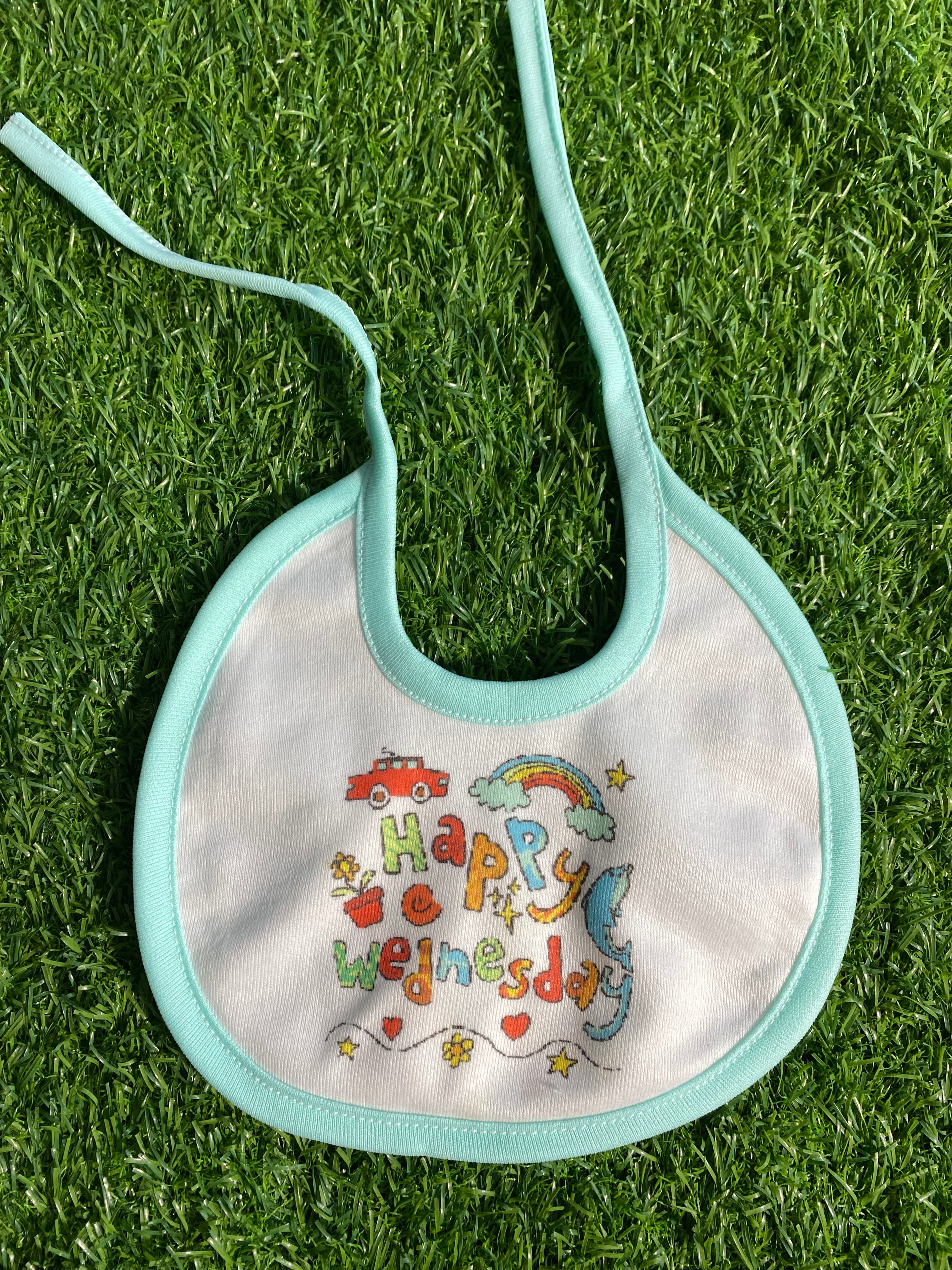 7-Piece Days of the Week Bib Set for Newborns – Cute and Comfy Baby Bibs with Fun Designs
