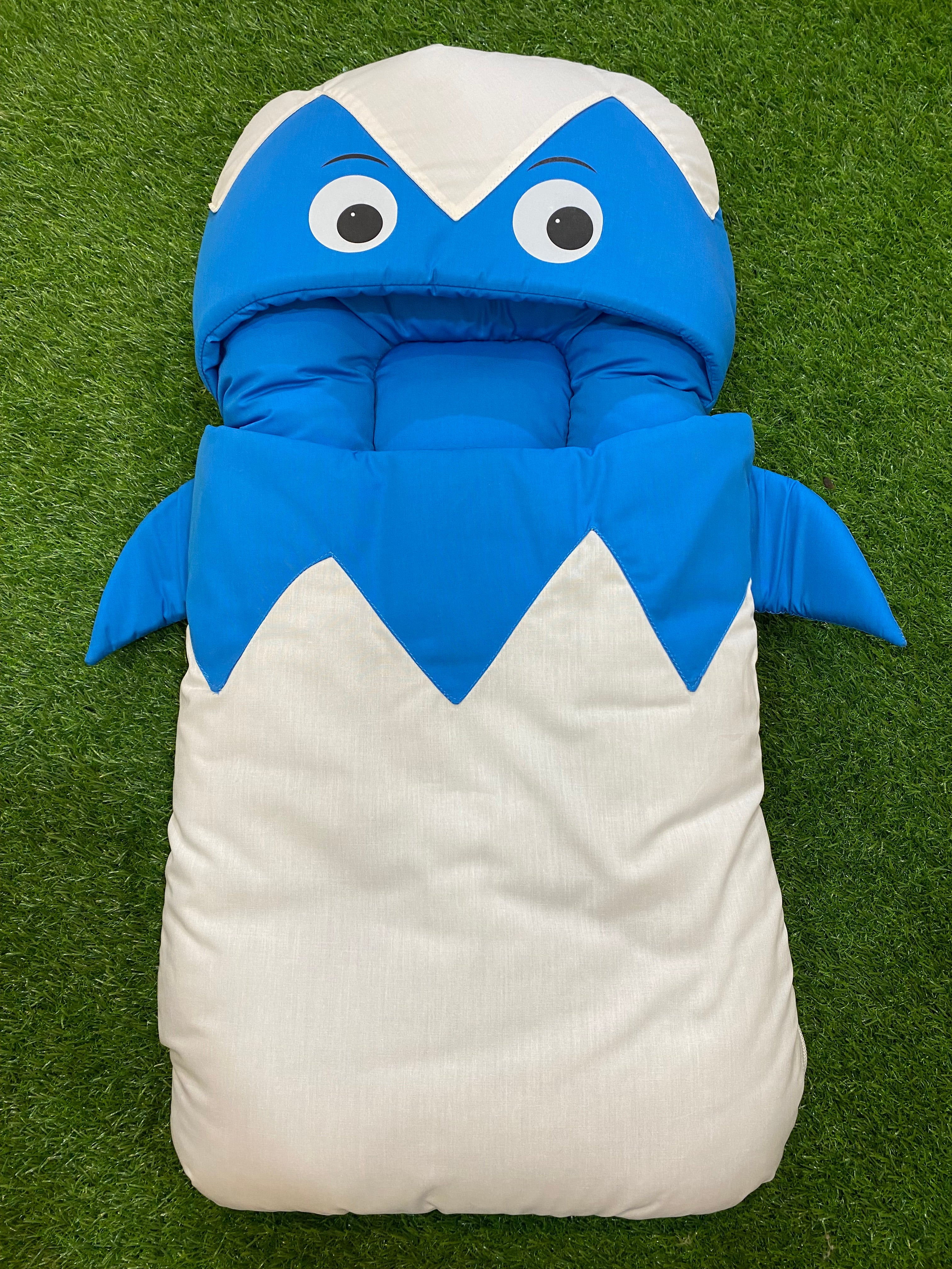 Newborn Single Baby carrying Bag – New Shark designed with cute eyes Carry Nest