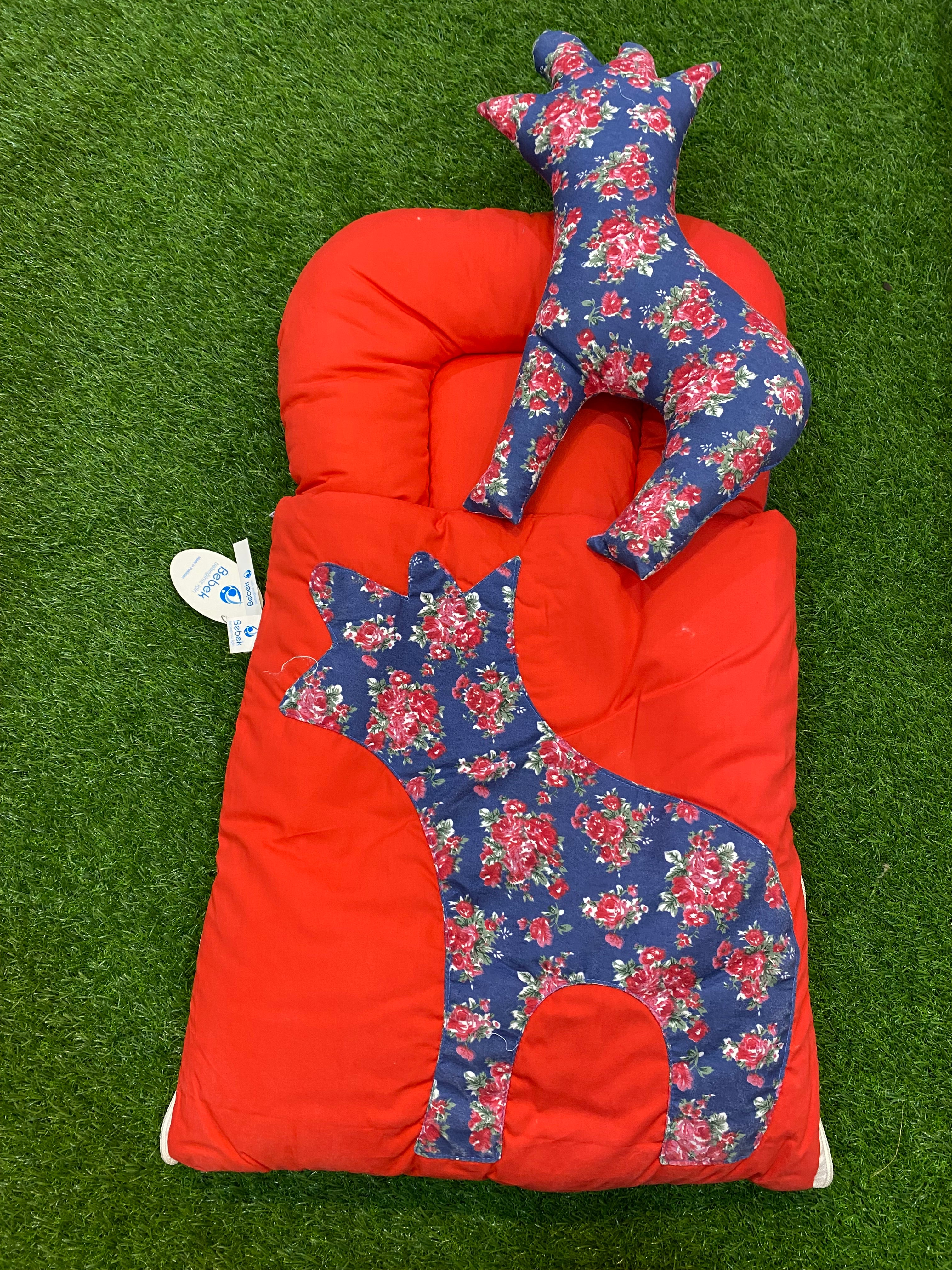Newborn Baby Carry Nest with Giraffe Design – Soft & Comfortable Sleeping Bag