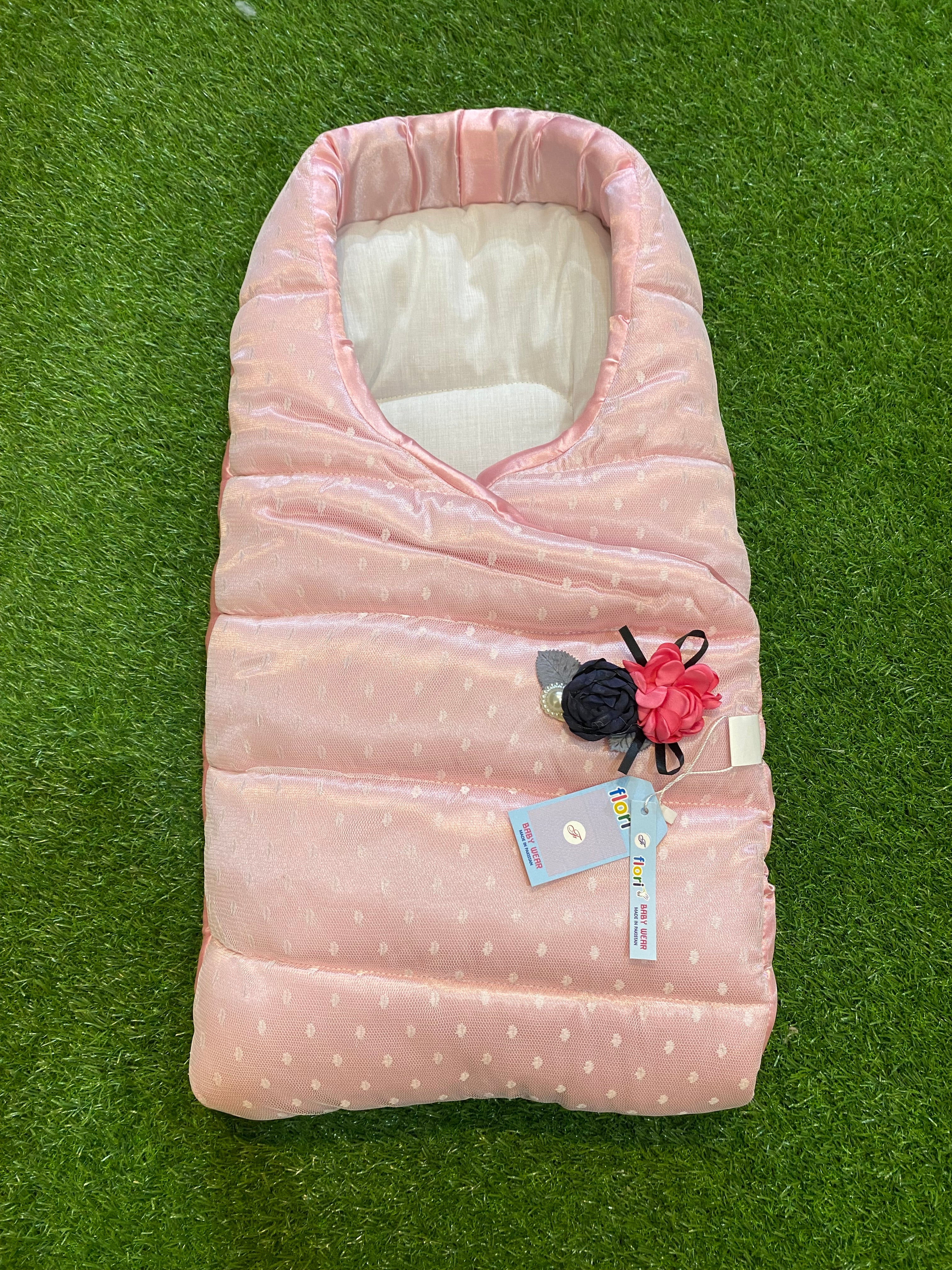 Newborn Baby Carry Nest – Soft , Cozy and beautiful rose  Design Sleeping Bed