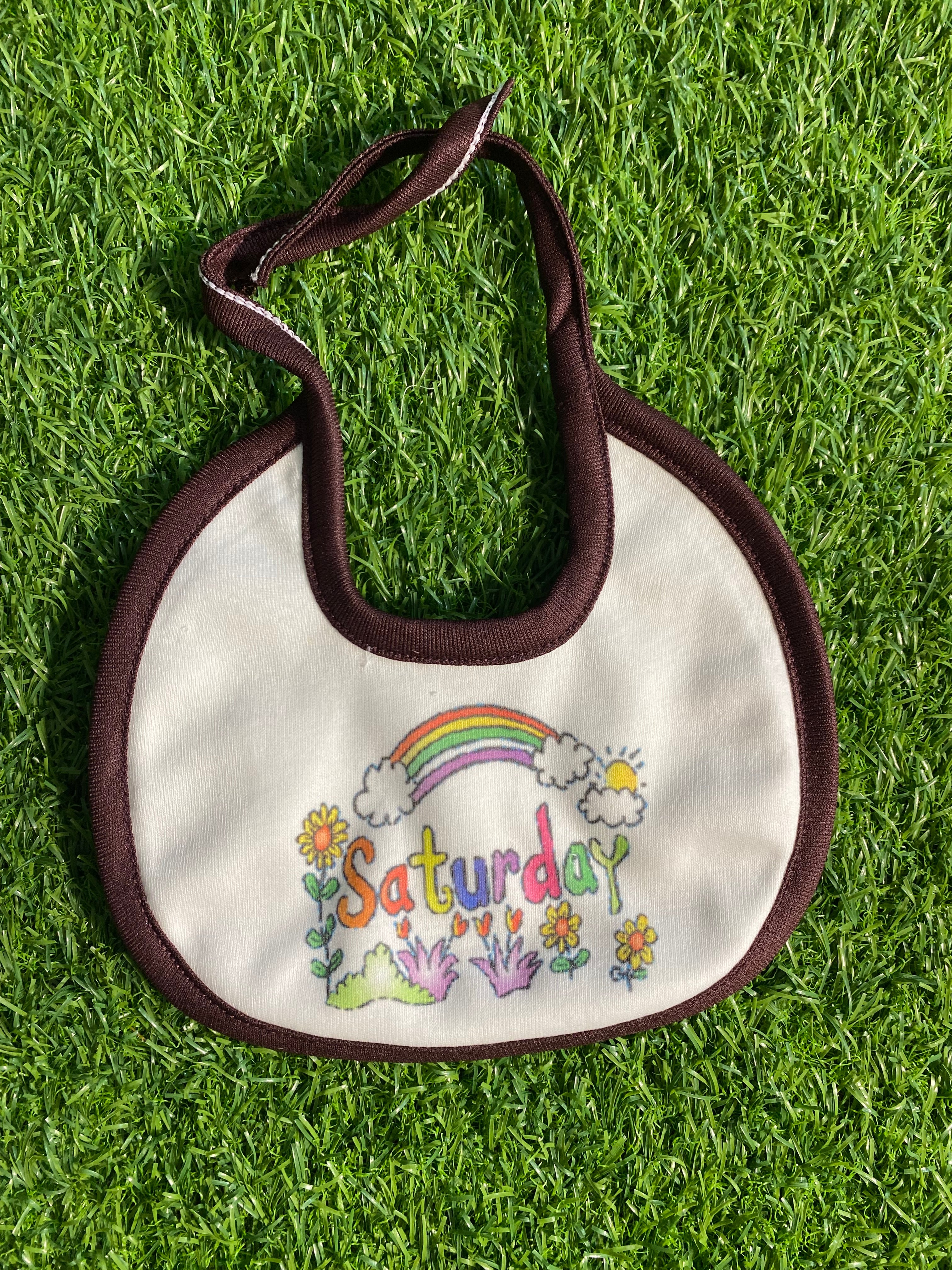 7-Piece Days of the Week Bib Set for Newborns – Cute and Comfy Baby Bibs with Fun Designs