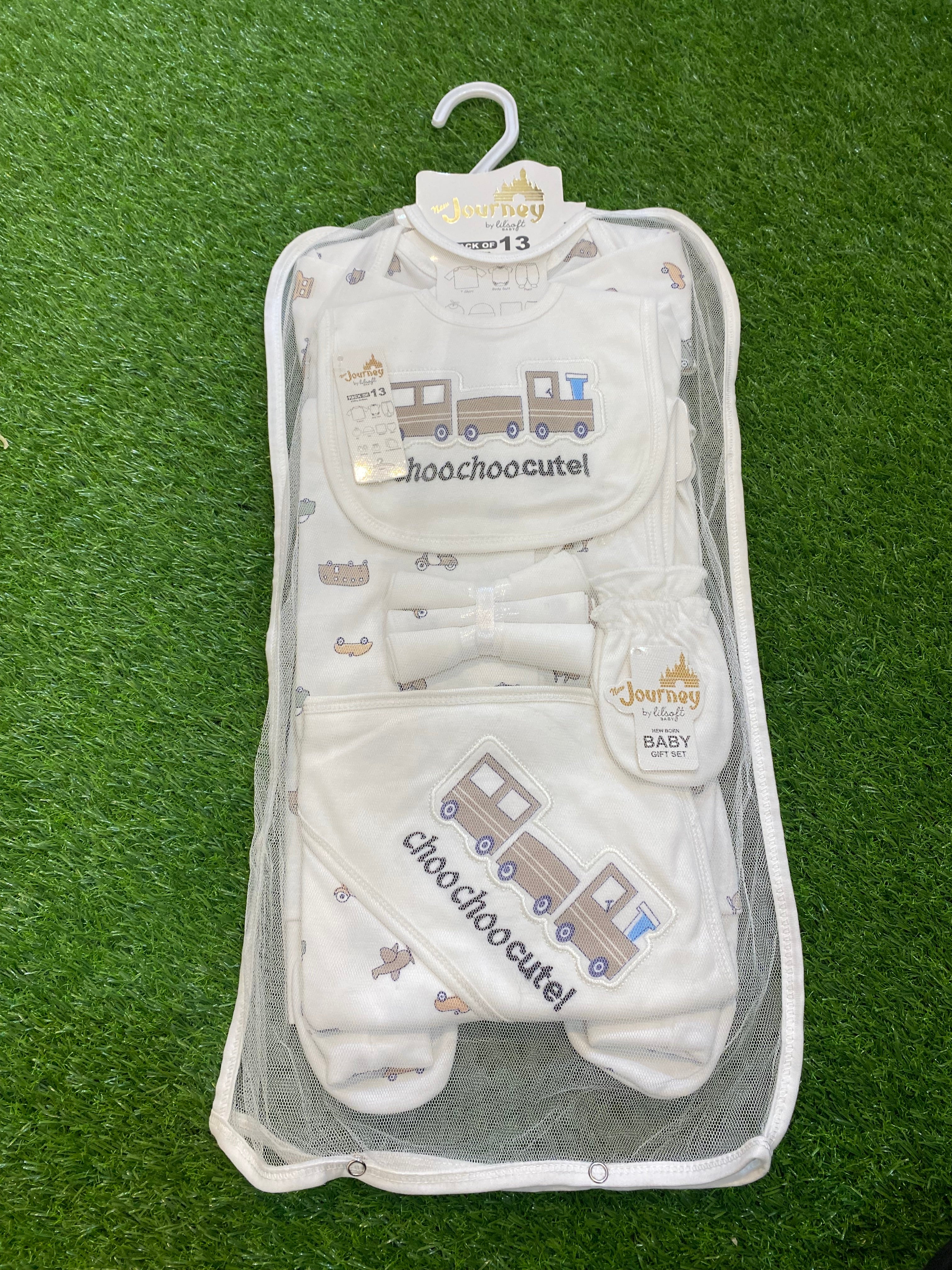 New Journey Starter Set – 13 Pcs Newborn Clothing & Accessories. 🍼✨