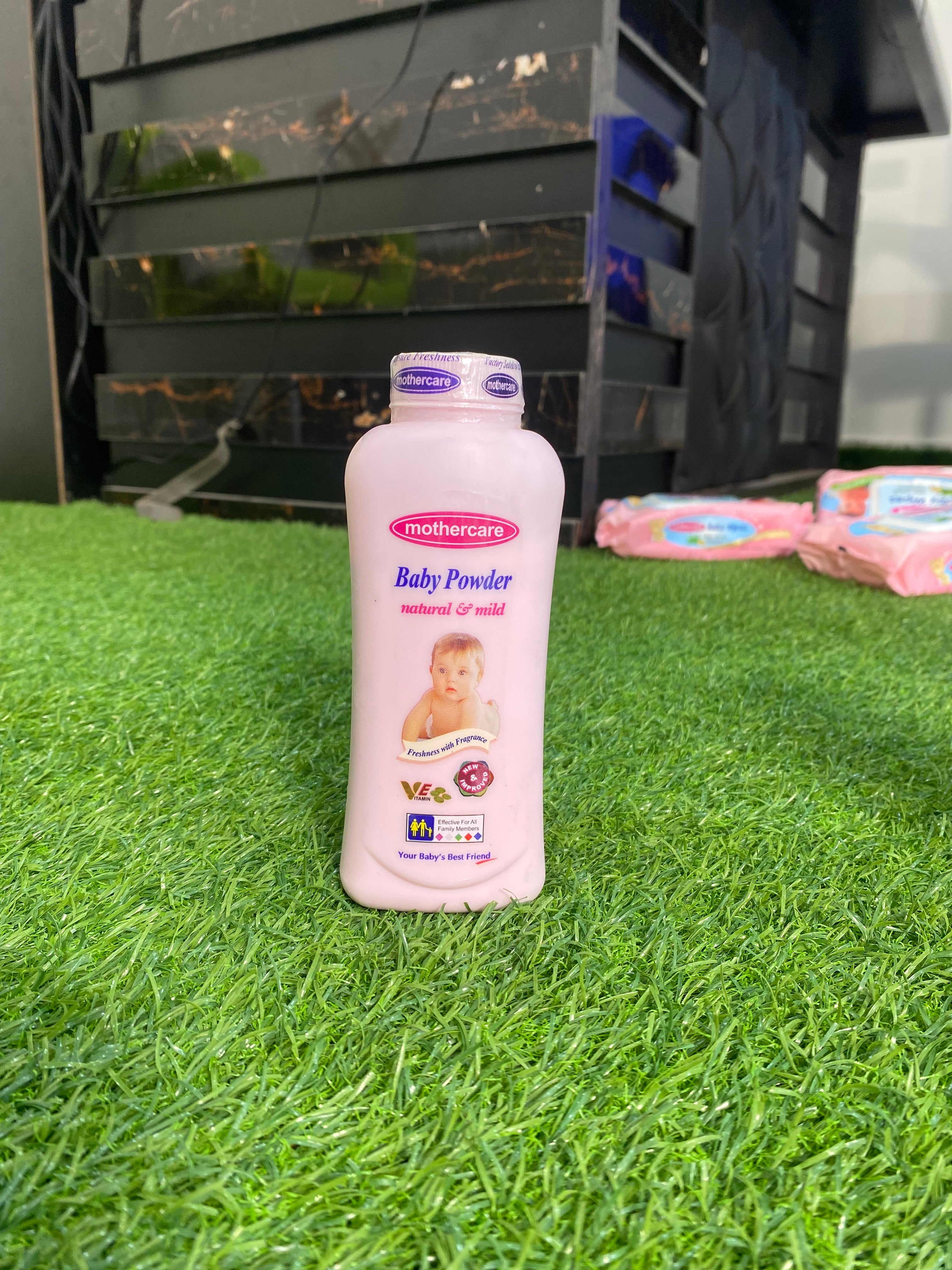 Mothercare Baby Powder – Natural & Mild, Freshness with Fragrance (Available in XL, Large, Medium & Small Sizes)
