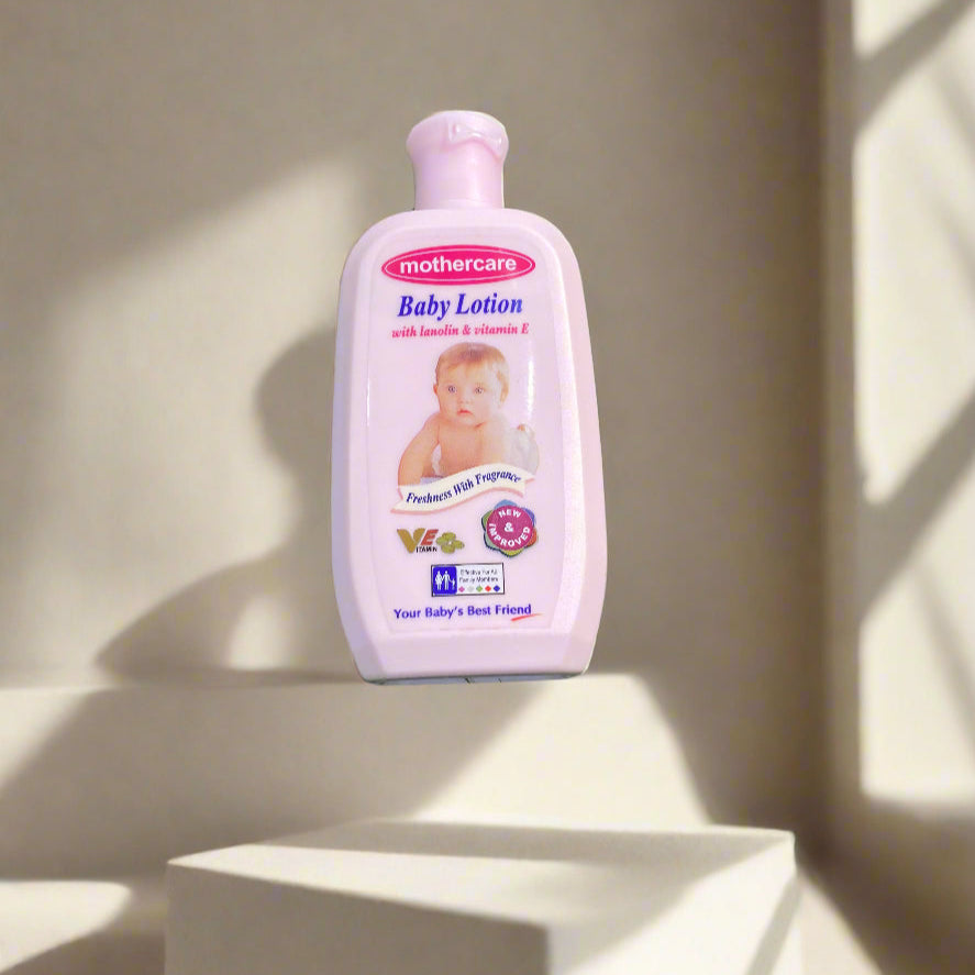 Mothercare Baby Lotion – With Lanolin & Vitamin E, Freshness with Fragrance