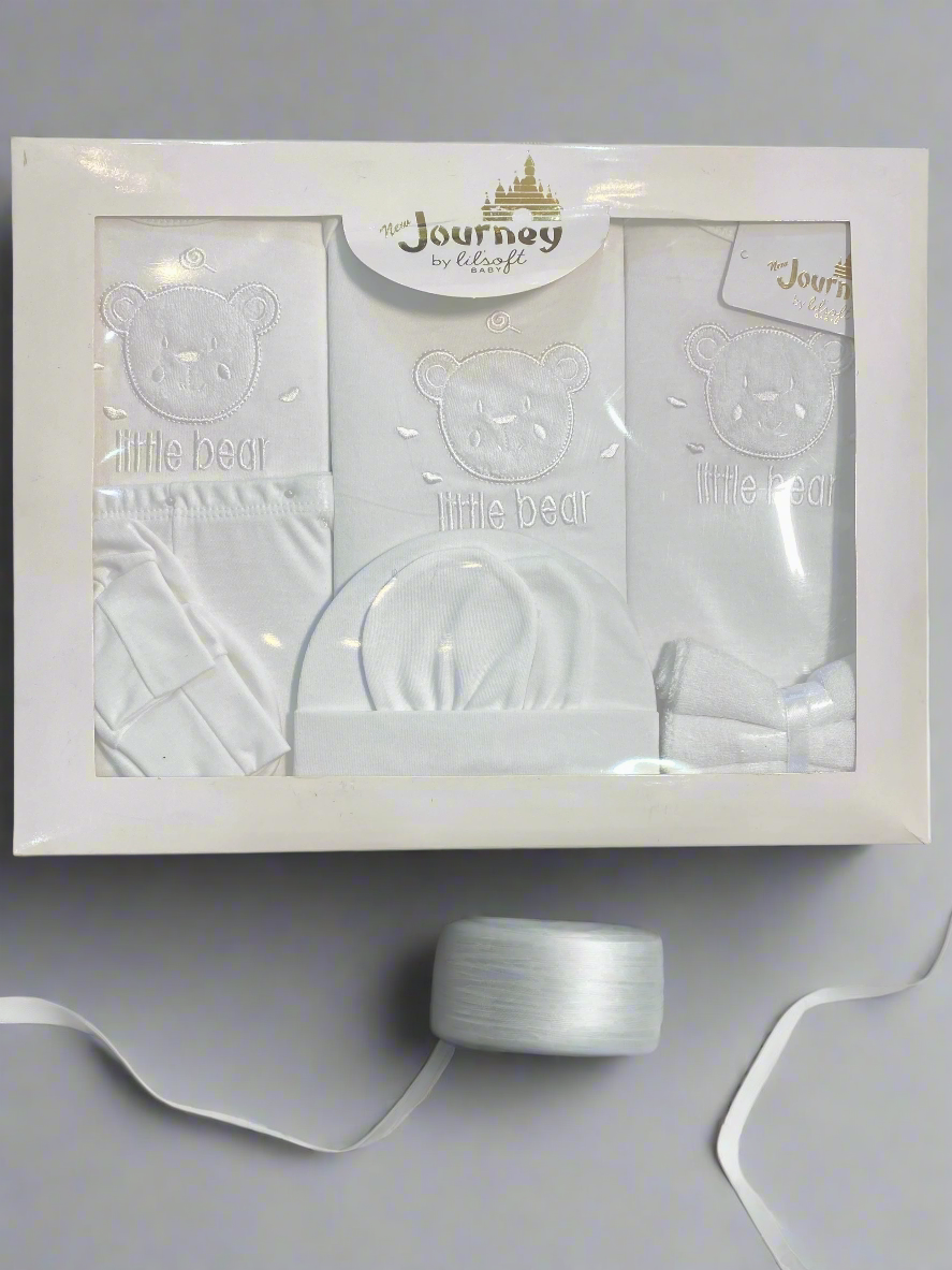 Baby Clothing Gift Set - Little Bear 10-Piece Gift Box Set, Soft Cotton for Newborns