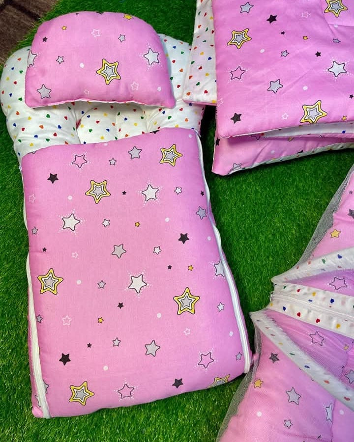 Pink Baby Bed Set – Soft & Cozy